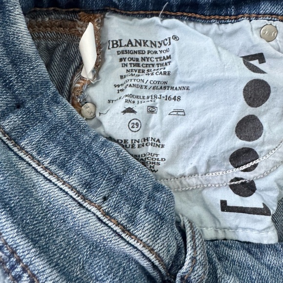 BLANKNYC Fringed Denim Jeans - Picture 6 of 11